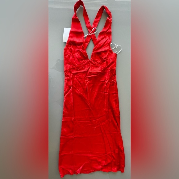 NWT Shona Joy Plunged Midi Dress - Picture 6 of 6